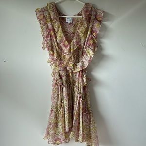 Misa floral flutter dress.Size small.